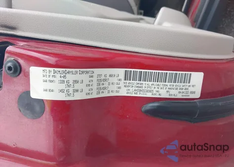 2005 Jeep Grand Cherokee Limited from USA, damaged, VIN 1J4HS58N55C683825